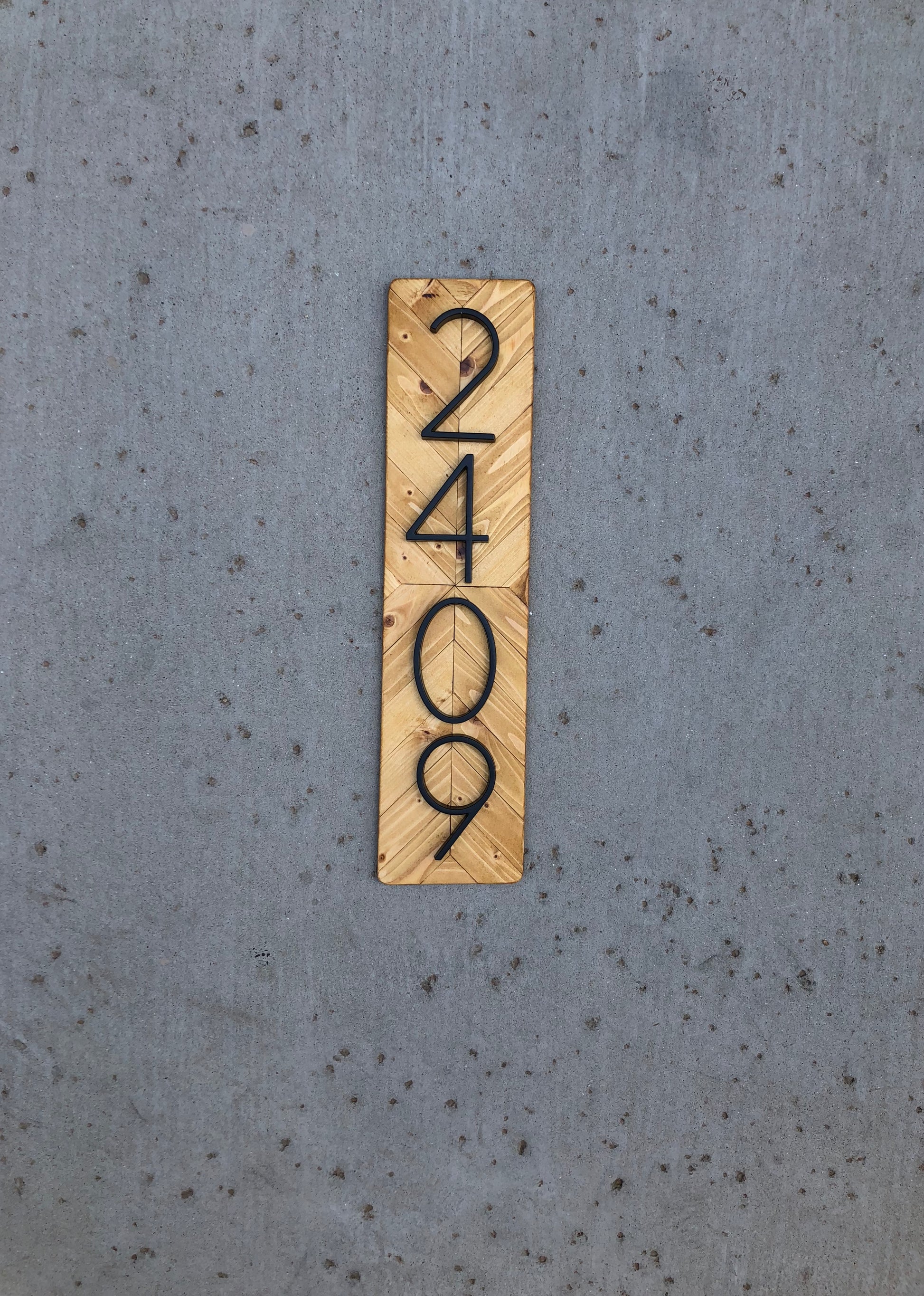 Números de casa, letrero de dirección, letrero vertical exterior, placa de  dirección personalizada, 3 colores, hasta 6 dígitos, números de casa